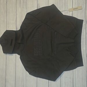 Essentials Fear of God Men's Hoodie Off Black Size XS NWT
